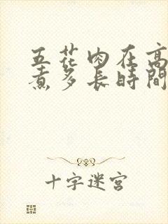 五花肉在高压锅煮多长时间最好