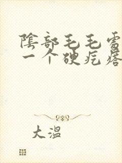 阴部毛毛处长了一个硬疙瘩