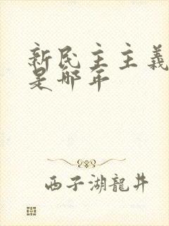 新民主主义革命是哪年