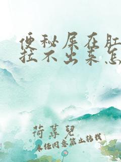 便秘屎在肛门口拉不出来怎么办