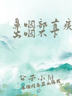 鼻咽部有痰咳不出咽不下