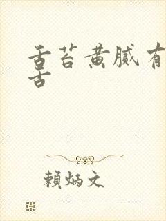 舌苔黄腻有齿痕舌