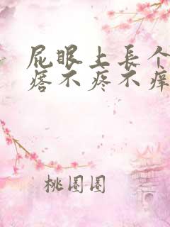 屁眼上长个肉疙瘩不疼不痒