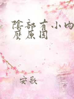 阴部有小肉刺什么原因