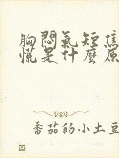 胸闷气短焦虑心慌是什么原因引起的