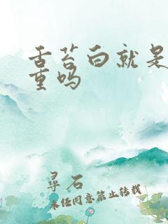 舌苔白就是湿气重吗