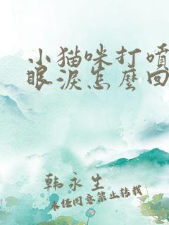 小猫咪打喷嚏流眼泪怎么回事