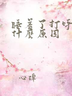 睡着了打呼噜是什么原因