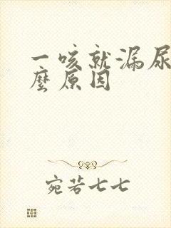 一咳就漏尿是什么原因