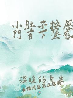 小肚子按压疼肛门有下坠感