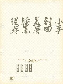 从膝盖到小腿酸疼怎么回事