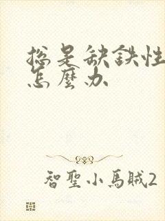 总是缺铁性贫血怎么办