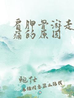 肩胛骨游走性疼痛的原因