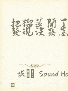 把榴莲开了以后发现没熟怎么办