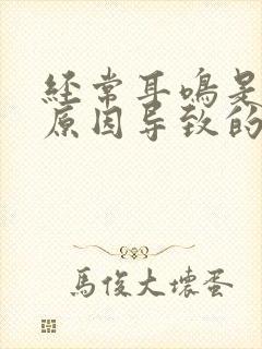 经常耳鸣是什么原因导致的