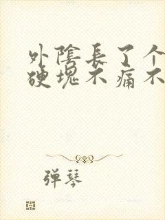 外阴长了个大痘硬块不痛不痒