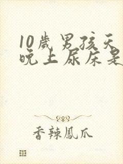 10岁男孩天天晚上尿床是怎么回事