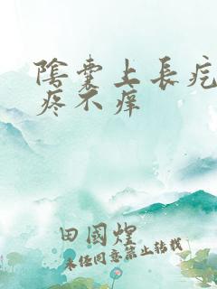 阴囊上长疙瘩不疼不痒