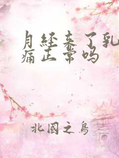 月经来了乳房胀痛正常吗