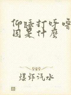 仰睡打呼噜的原因是什么