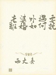 老婆外遇要和我离婚如何挽回