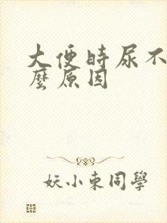 大便时尿不尽什么原因