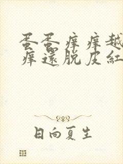 蛋蛋痒痒越抓越痒还脱皮红肿