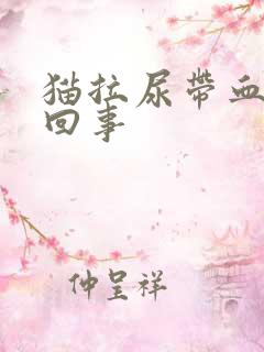 猫拉尿带血怎么回事