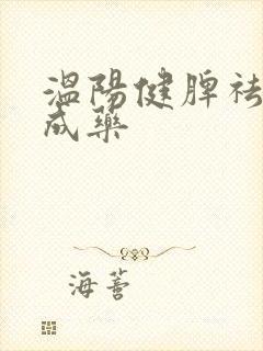 温阳健脾祛湿中成药