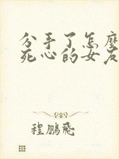 分手了怎么挽回死心的女友