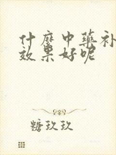 什么中药补肾精效果好呢