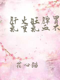 肝火旺脾胃虚湿气重气血不足怎么调理