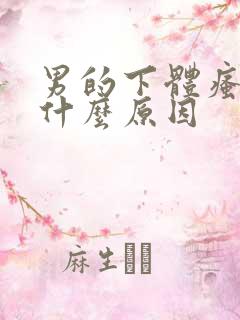 男的下体瘙痒是什么原因