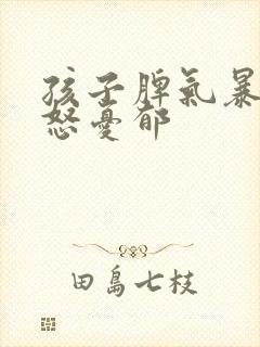 孩子脾气暴躁易怒忧郁