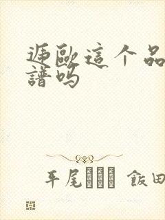 递欧这个品牌靠谱吗