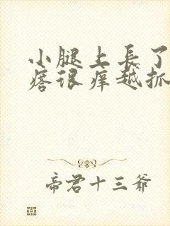 小腿上长了红疙瘩很痒越抓越痒