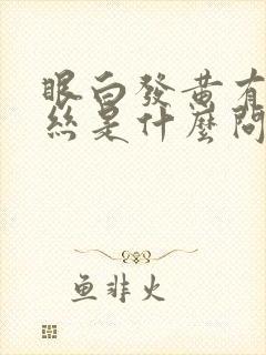 眼白发黄有红血丝是什么问题