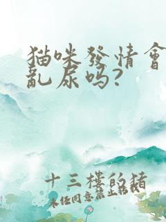 猫咪发情会乱拉乱尿吗?