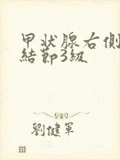 甲状腺右侧叶实结节3级