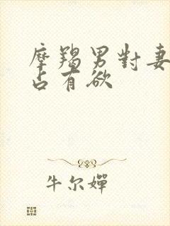 摩羯男对妻子的占有欲