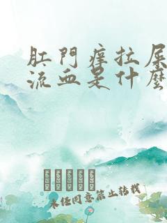 肛门痒拉屎还会流血是什么原因