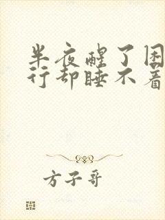 半夜醒了困得不行却睡不着