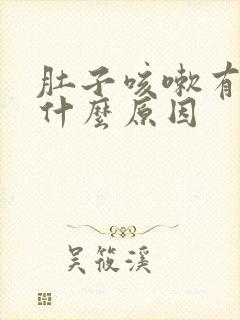 肚子咳嗽有点痛什么原因