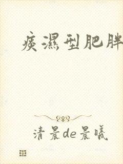 痰湿型肥胖特点