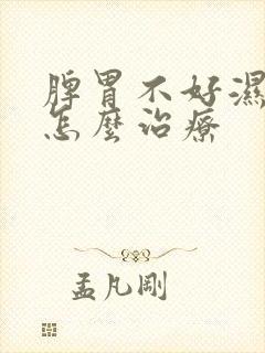 脾胃不好湿气重怎么治疗