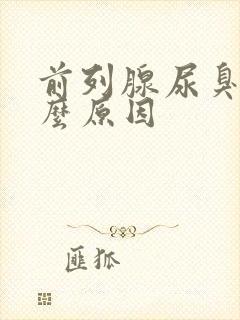 前列腺尿臭是什么原因