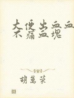 大便出血血鲜红不痛血块