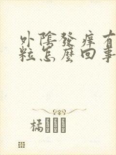 外阴发痒有小颗粒怎么回事