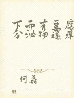 下面有豆腐渣状分泌物还痒吃什么药