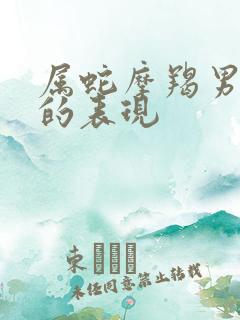 属蛇摩羯男爱你的表现